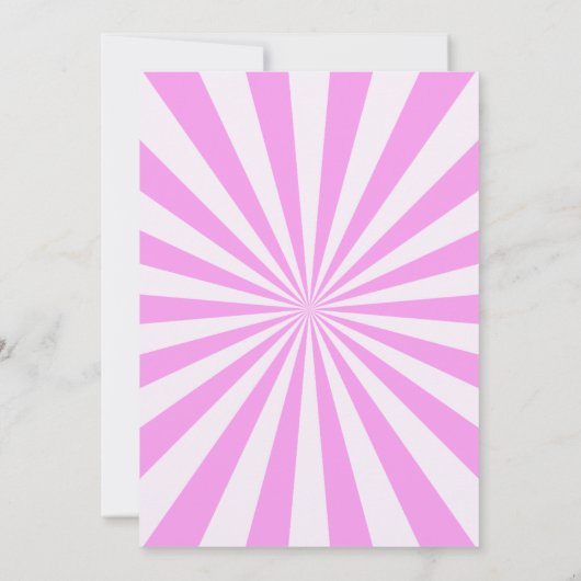 Fun Retro Bowling Birthday Girl Party  招待状 (裏面)