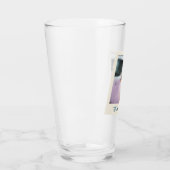 Fun Retro Custom Birthday Vintage Photo タンブラーグラス (左)