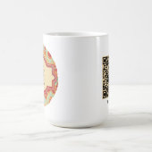 Fun Retro Custom 'you logo here" コーヒーマグカップ (中央)