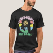 Fun Retro Easter Is For Jesus Silly Rabbit  1 Tシャツ (正面)