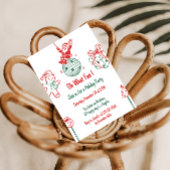 Fun Santa & Gingerbread Holiday Christmas Party 招待状