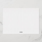 Fun Santa Says 67 Photo 箔シーズンカード (裏面)