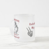 Fun Sarcastic Custom  フロストグラスマグカップ (正面左)