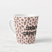 Fun Sarcastic quote for teachers カフェラテマグ (左アングル)