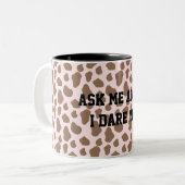 Fun Sarcastic quote for teachers ツートーンマグカップ (正面左)