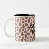 Fun Sarcastic quote for teachers ツートーンマグカップ (左)