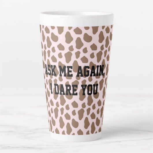 Fun Sarcastic Quote Teacher Large Latte Mug カフェラテマグ (正面)