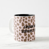 Fun sarcastic Teachers ツートーンマグカップ (正面左)