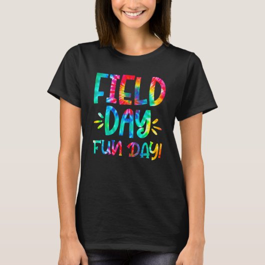 Fun School Field Day Fun Tie Dye Field Day 2023 Te Tシャツ (正面)