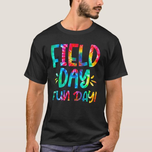 Fun School Field Day Fun Tie Dye Field Day 2023 Te Tシャツ (正面)
