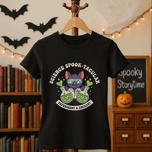 Fun Science Spook-tacular Lab School STEM Teachers Tシャツ