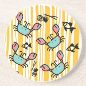 Fun Seafood Crab Fish  コースター (正面)