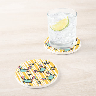 Fun Seafood Crab Fish  コースター