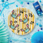 Fun Seafood Crab Fish  ペーパープレート (パーティー)