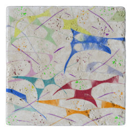 Fun Shapes And Splatters トリベット