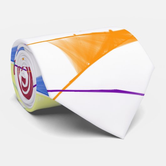 Fun Shapes And Splatters ネクタイ (ロール)