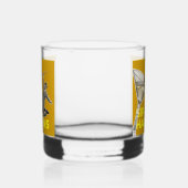 Fun "Sip Happens" cocktail glass ウイスキーグラス (左)