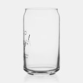 Fun Sip Sip Hooray ウェディングファーバー ガラス缶 (左)