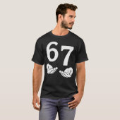 Fun Six Seven 6 7 Funny 67 Gen Alpha Slang 6-7 Mem Tシャツ (正面フル)