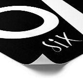 Fun Six Seven 6 7 Meme Design 6 7  ポスター (角)