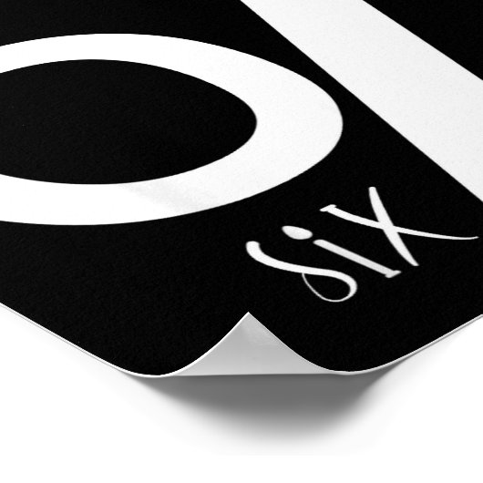 Fun Six Seven 6 7 Meme Design 6 7  ポスター (角)