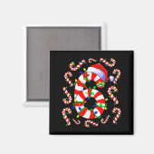 Fun Six Seven 6 7 Meme Design Couples Christmas Ca マグネット (正面/裏面)