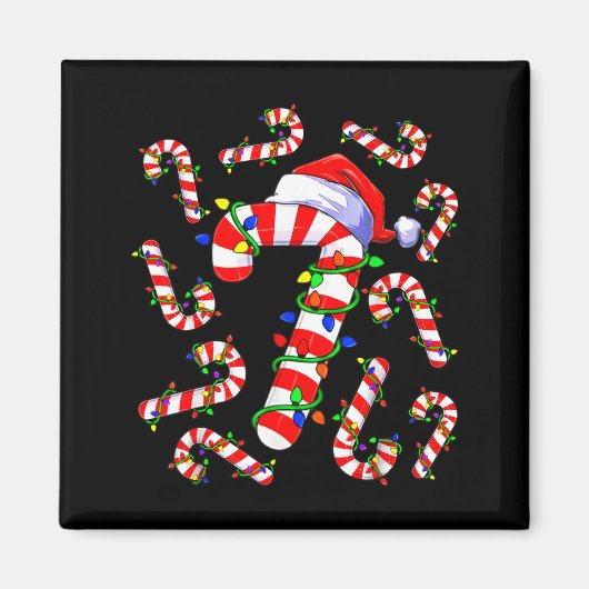 Fun Six Seven 6 7 Meme Design Couples Christmas Ca マグネット (正面)