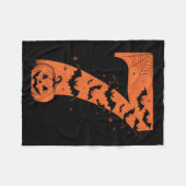 Fun Six Seven 6 7 Meme Design Couples Halloween  フリースブランケット (正面(横))