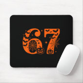 Fun Six Seven 6 7 Meme Design Couples Halloween  マウスパッド (マウス)