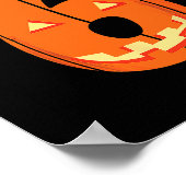 Fun Six Seven 6 7 Meme Design Couples Halloween Pu ポスター (角)