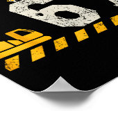 Fun Six Seven 6 7 Meme Design For Men Boys Kids Co ポスター (角)