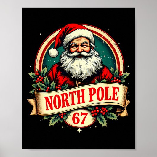 Fun Six Seven Meme Design – Internet Energy - Xmas ポスター (正面)