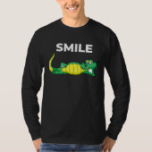 Fun Smile Crocodile For Reptile Tシャツ (正面)