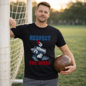 Fun Soccer Referee Respect The Rules Red Card Tシャツ