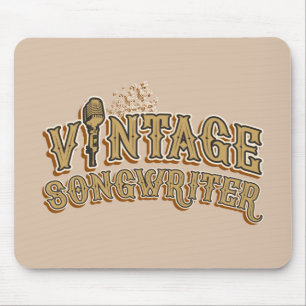 Fun Songwriter Lyricist Novelty Typography マウスパッド
