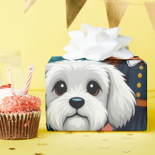 Fun Spooky Gift Wrap with Pumpkins, Ghosts & Bats ラッピングペーパー (誕生日パーティー)