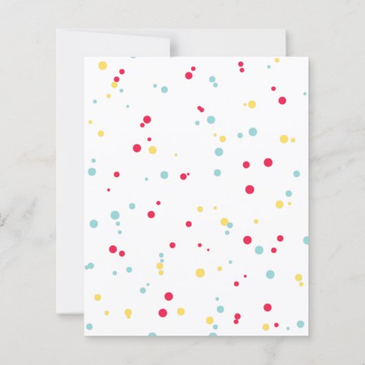 Fun Summer Swimming Pool Party Birthday  (裏面)