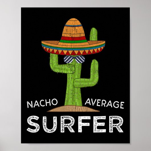 Fun Surf Lover Humor Saying Funny Surfers Surfing ポスター (正面)