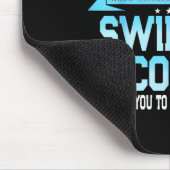 Fun Swimming Coach Meme - Funny Swimmer Saying  マウスパッド (コーナー)