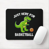Fun T-rex Just Here For Bysketbyll Dinosaur  マウスパッド (マウス)