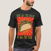 Fun Taco Tuesday Marathon Running Runner Tシャツ (正面)