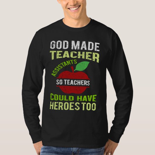 Fun Teacher Assistant Saying Appreciation Tシャツ (正面)