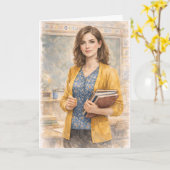 Fun Teacher Prayer Inspired by Ezekiel 25:17 カード (黄色い花)