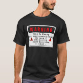 Fun Tech Warning Sign Meeting could be an email  1 Tシャツ (正面)