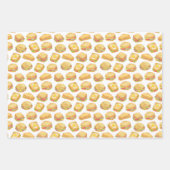 Fun tiled picnic sandwich  ラッピングペーパーシート (正面)