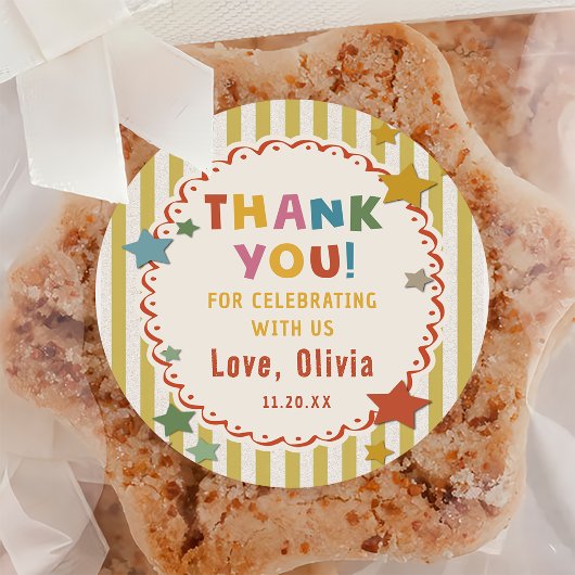 Fun To Be One! Birthday Party Sticker ラウンドシール