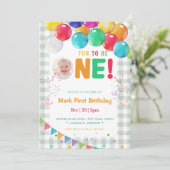 Fun to Be One Photo First Birthday part  招待状 (スタンド正面)