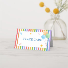 Fun to Be One Place Card Birthday Table Card プレイスカード