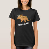 Fun Torosaurus Dinosaur Tシャツ (正面)