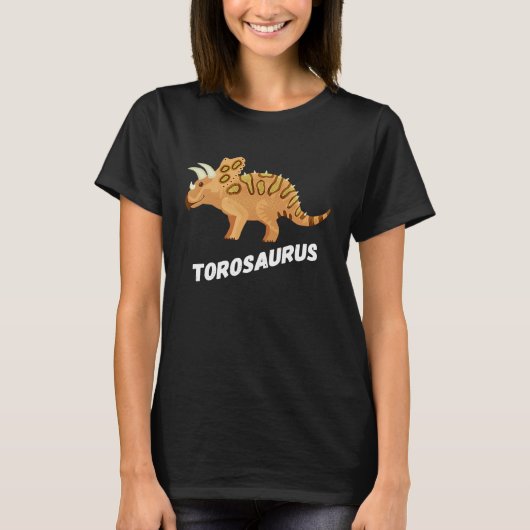 Fun Torosaurus Dinosaur Tシャツ (正面)